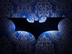 Aplique de pared LED de Batman con mando a distancia inalámbrico y cambio de color