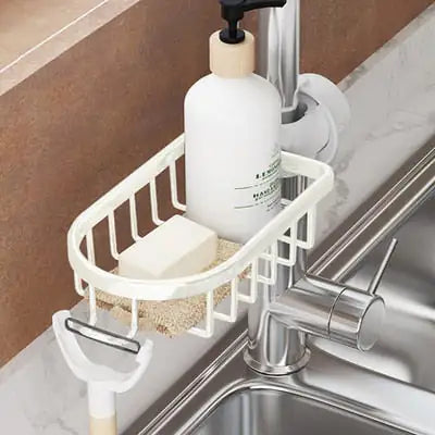 AquaGrip Shower Shelf – Práctica, de acero inoxidable y que ahorra espacio