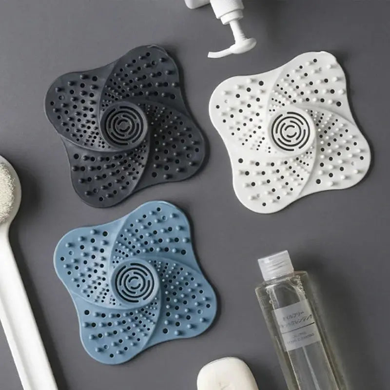 Atrapa Pelos Antibloqueo en Espiral para Desagüe de Ducha