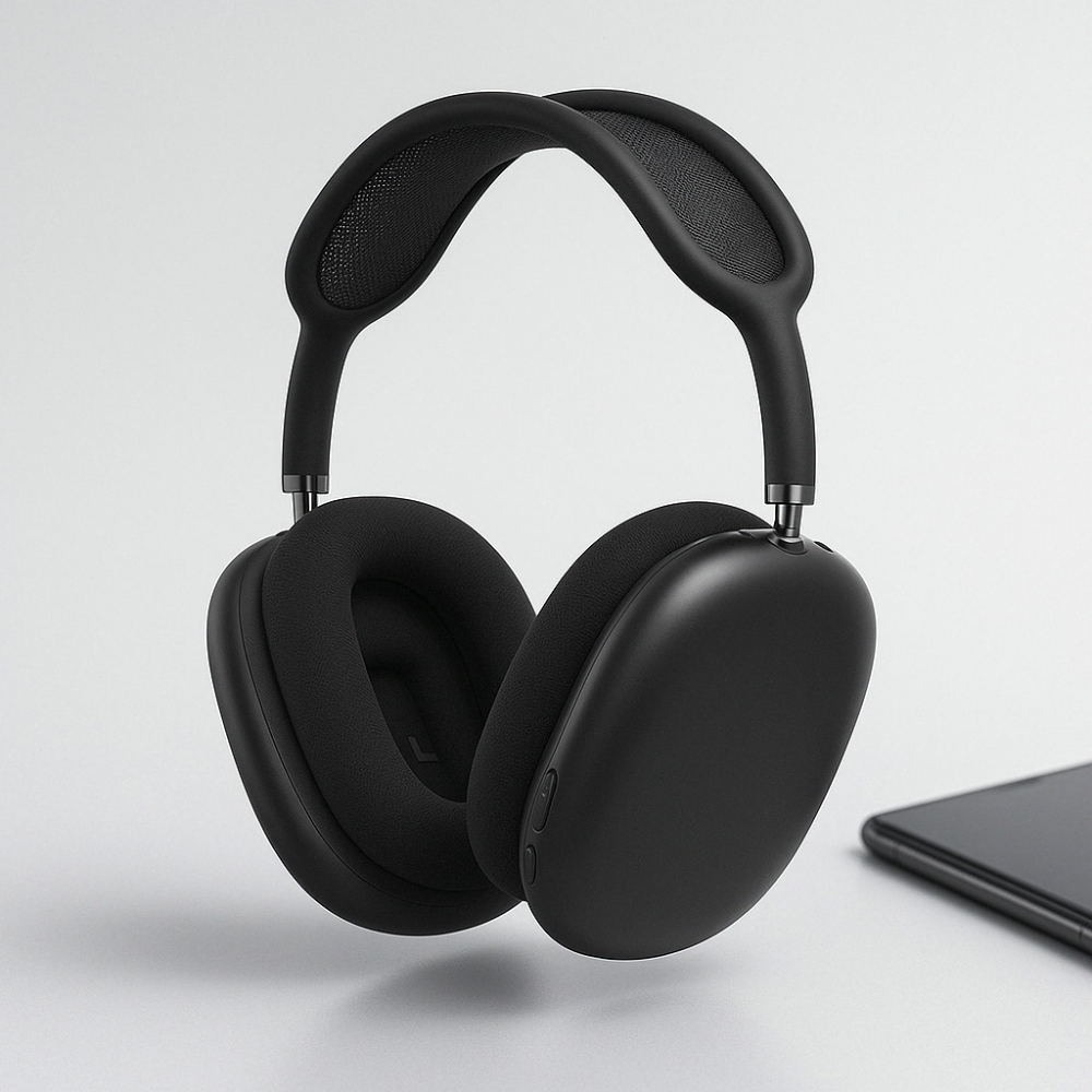 Auriculares inalámbricos Bluetooth circumaurales con cancelación de ruido