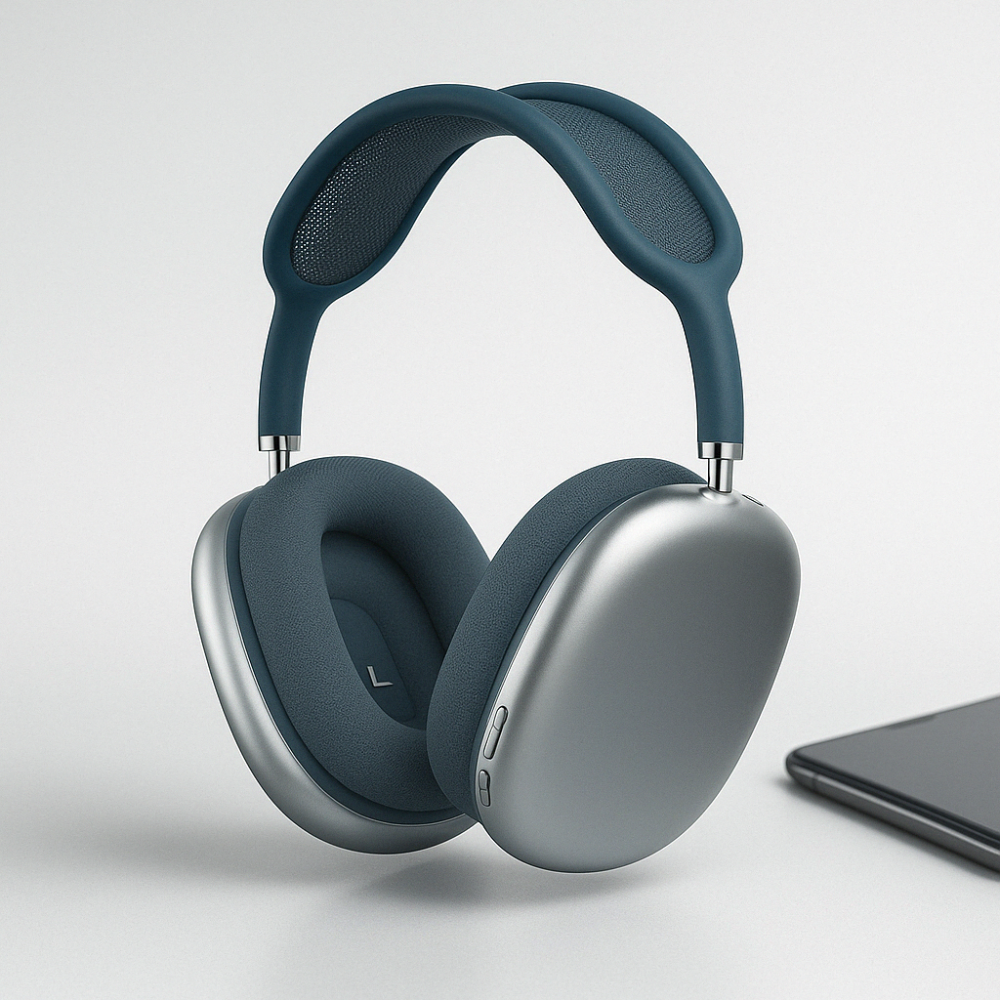 Auriculares inalámbricos Bluetooth circumaurales con cancelación de ruido