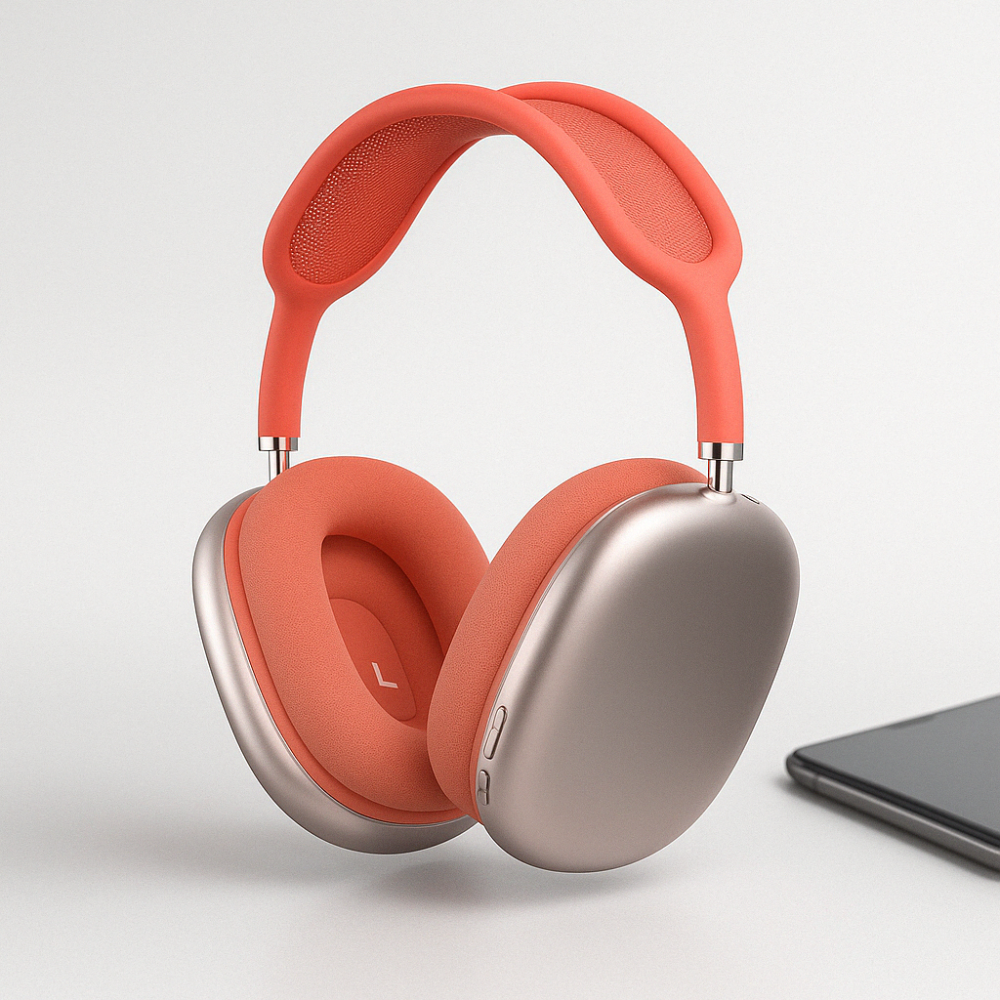 Auriculares inalámbricos Bluetooth circumaurales con cancelación de ruido