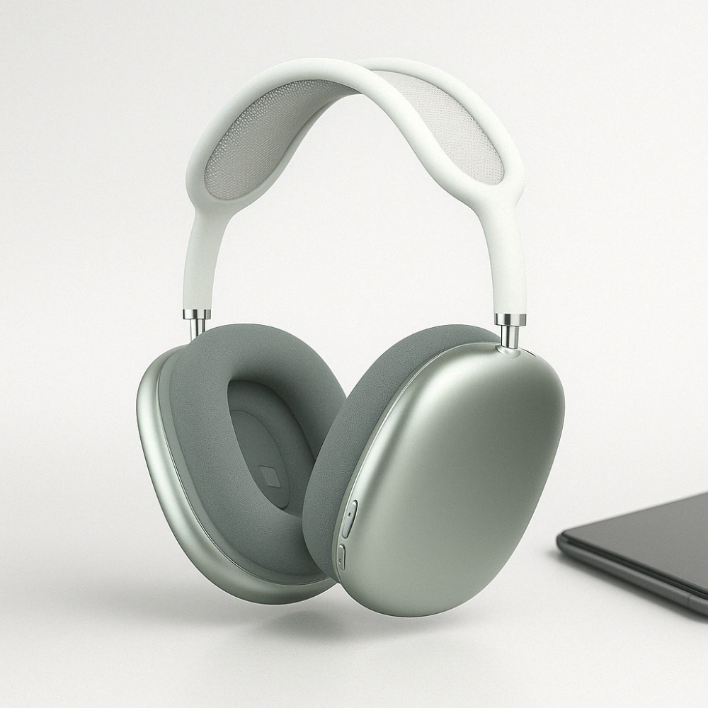 Auriculares inalámbricos Bluetooth circumaurales con cancelación de ruido