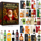 Calendario de adviento de whisky clásico 2025 con 24 licores premium