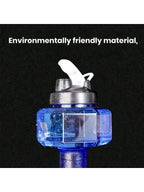 Botella de agua FlexDumbbell de 550 ml, dos en uno, compañera de entrenamiento para quienes van al gimnasio.