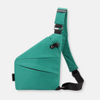 Bandolera organizadora antirrobo con cremalleras ocultas