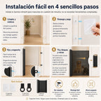 barrera extensible para mascotas sin taladrar para puertas, cocinas y escaleras - Mantén a gatos y perros alejados de zo