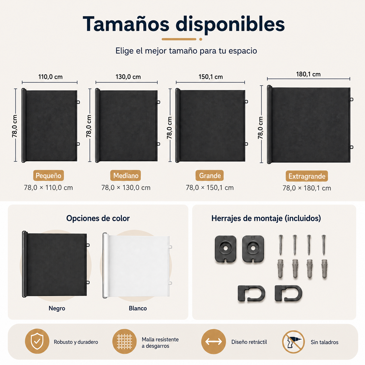 barrera extensible para mascotas sin taladrar para puertas, cocinas y escaleras - Mantén a gatos y perros alejados de zo