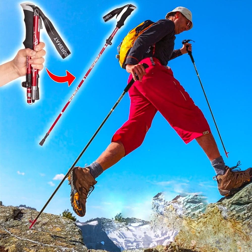 Bastones de Trekking Plegables Telescópicos para Senderismo