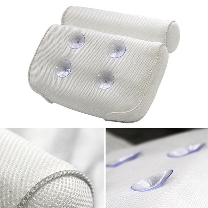 Almohada de baño NeckCush – Soporte ergonómico para el cuello y la cabeza