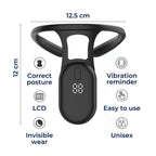 Bella | Soporte cervical de tracción para la columna vertebral para la corrección postural | Corrector de postura ajustable para cuello y espalda |