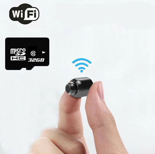 Bella | Pequeña cámara espía WiFi con visión nocturna para vigilancia y niñera (Reino Unido)