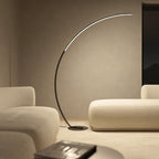 Lámpara de pie LED moderna con arco | Diseño minimalista con controles inteligentes