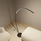 Lámpara de pie LED moderna con arco | Diseño minimalista con controles inteligentes