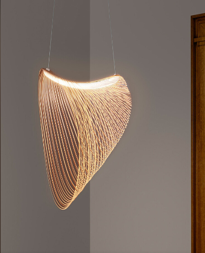 Birchwood Pendant Light de LumaBirch para salones acogedores