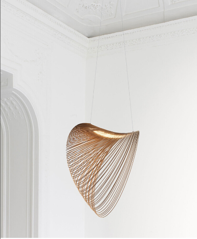 Birchwood Pendant Light de LumaBirch para salones acogedores