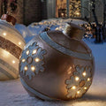 Bola decorativa inflable de Navidad para exterior de PVC