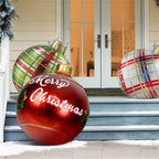 Bola decorativa inflable de Navidad para exterior de PVC
