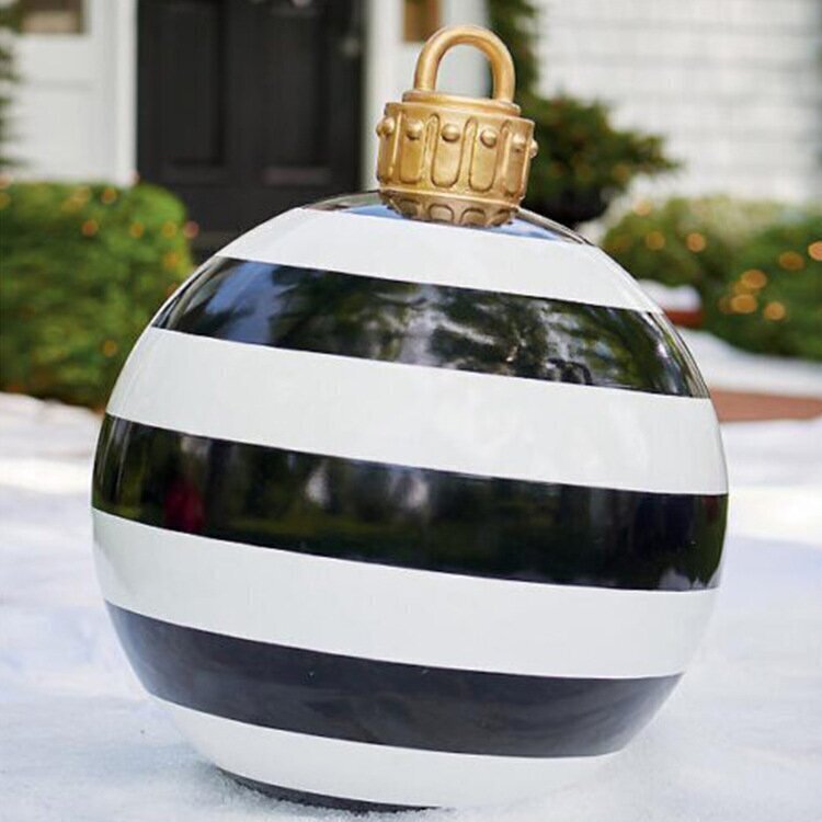 Bola decorativa inflable de Navidad para exterior de PVC