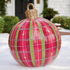 Bola decorativa inflable de Navidad para exterior de PVC