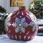 Bola decorativa inflable de Navidad para exterior de PVC
