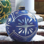 Bola decorativa inflable de Navidad para exterior de PVC