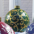 Bola decorativa inflable de Navidad para exterior de PVC