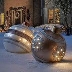 Bola decorativa inflable de Navidad para exterior de PVC
