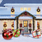 Bola decorativa inflable de Navidad para exterior de PVC