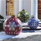 Bola decorativa inflable de Navidad para exterior de PVC