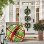 Bola decorativa inflable de Navidad para exterior de PVC