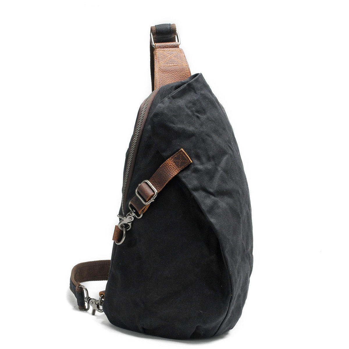 Bolso bandolera de lona impermeable con bolsillo antirrobo – MultiWear