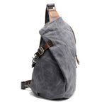 Bolso bandolera de lona impermeable con bolsillo antirrobo – MultiWear