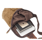 Bolso bandolera de lona impermeable con bolsillo antirrobo – MultiWear