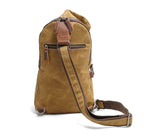 Bolso bandolera de lona impermeable con bolsillo antirrobo – MultiWear