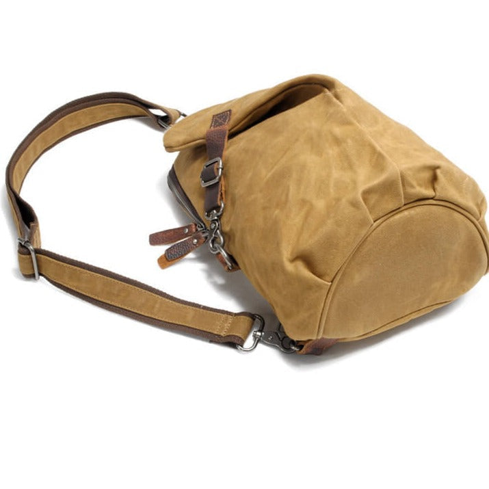 Bolso bandolera de lona impermeable con bolsillo antirrobo – MultiWear