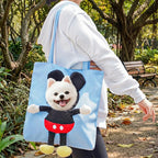 Bolso transportín para gatos con la cabeza al exterior para paseos y visitas al veterinario - Bolsa ligera de lona para 