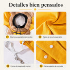 Bolso transportín para gatos con la cabeza al exterior para paseos y visitas al veterinario - Bolsa ligera de lona para 