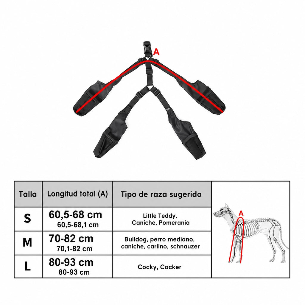 Botas ajustables antideslizantes para perros con protección para todo tipo de clima