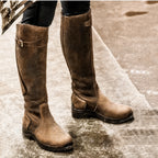 Botas de invierno de montar impermeables de piel