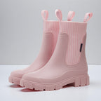 Botines Chelsea de mujer con suela de agarre para exterior