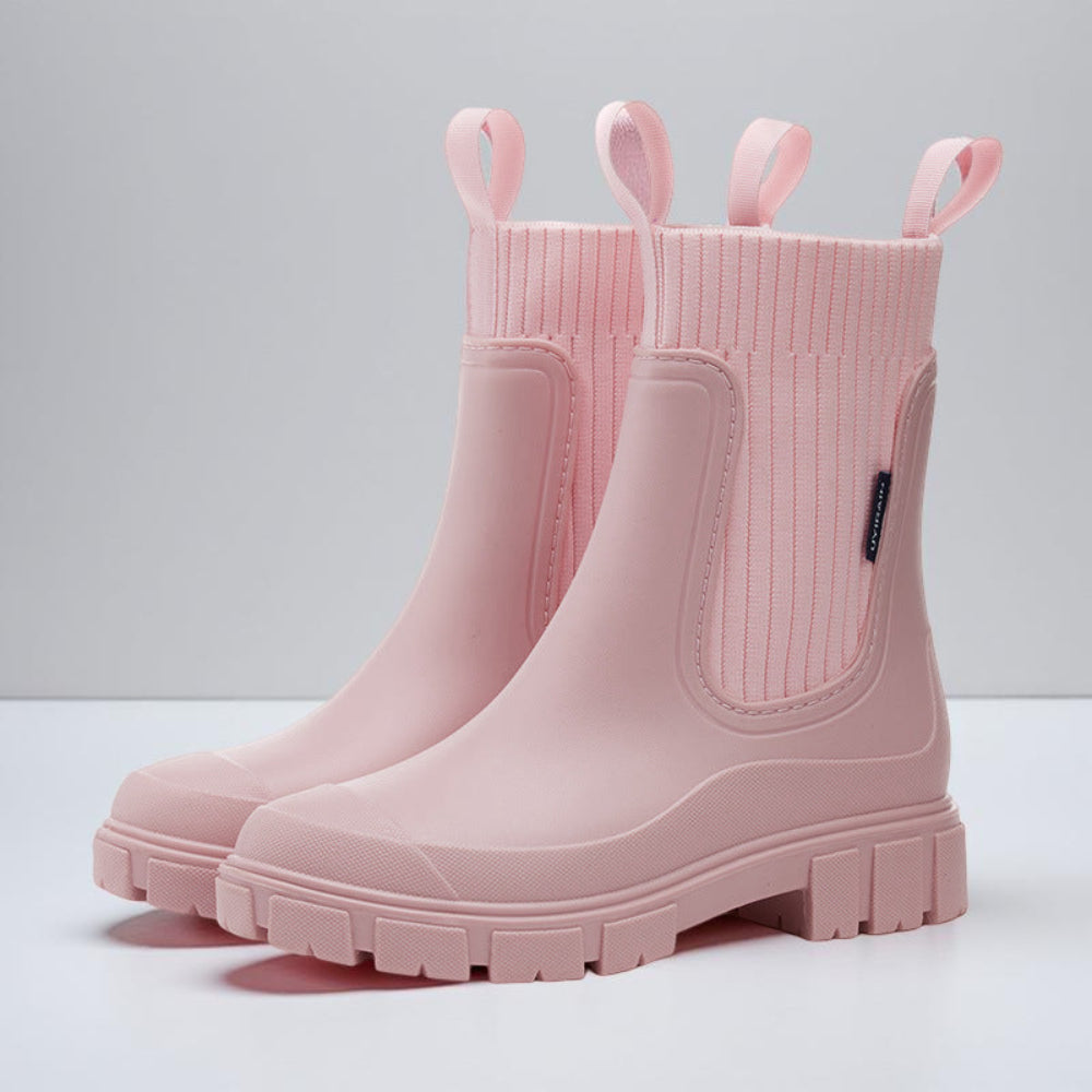 Botines Chelsea de mujer con suela de agarre para exterior