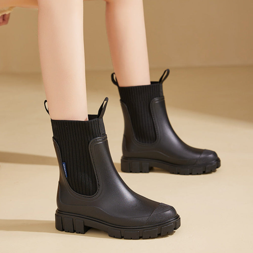 Botines Chelsea de mujer con suela de agarre para exterior