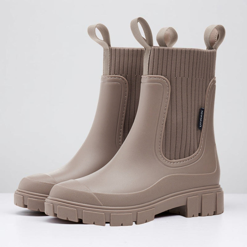 Botines Chelsea de mujer con suela de agarre para exterior