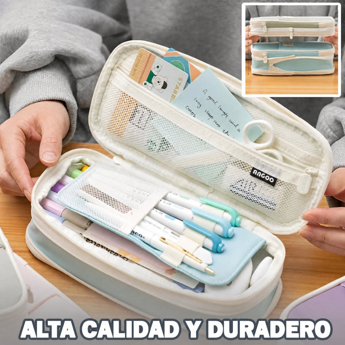 BoxySchool™ Organizador de lápices resistente