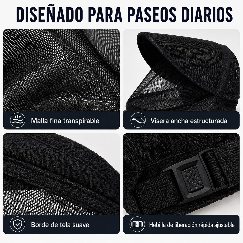 Bozal para perro transpirable anti-hurgar de para paseos - Capucha de malla que ayuda a bloquear restos de comida y basu