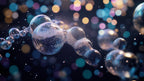 Papel pintado mural de burbujas | Efecto mágico de luz bokeh