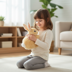 BunnyLoom Peluche interactivo | Juguete de conejo saltarín realista para niños