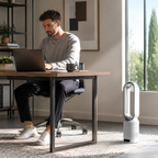 Enfriador de aire 3 en 1 con purificador, oscilación y panel LED táctil AirPure