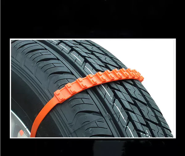 Cadenas antideslizantes reutilizables para coche contra la nieve
